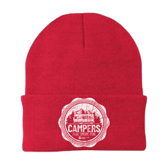 Camping Seal Embroidered Beanie